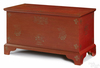 Rare Somerset County, Pennsylvania, painted poplar blanket chest, ca. 1850, attributed to Jacob Knagy