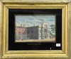 Attributed to William Strickland, a watercolor on paper, Washington Hall, unsigned