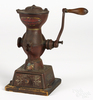 A Landers, Frary, & Clark cast iron coffee mill or grinder