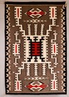 A contemporary Navajo Storm Pattern Weaving by Jane Wilson