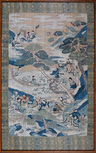 Chinese Kesi panel of the Daoist Pantheon, probably 19th century