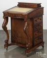 Regency rosewood davenport desk, 19th century