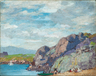 Edward Henry Potthast oil on canvas, Coastal Scene, Probably Maine, signed