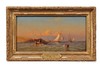 Charles Henry Gifford oil on board, Montauk Point, signed