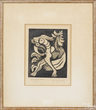 Jacques Lipchitz aquatint, titled Danseuse et Coq, signed