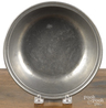 A Philadelphia pewter basin bearing the touch of Blakeslee Barnes