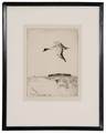 Frank Weston Benson etching, Souvenir of Long Point, 1918, edition 8/12 proofs, signed