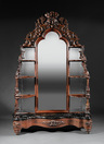 Important American Rococo Carved and Laminated Rosewood Étagère, c. 1850‑1860, attr. to John Henry Belter