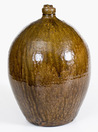 Three-Gallon Alkaline-Glazed Stoneware Jug, Stamped