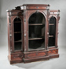 American Renaissance Carved Walnut Breakfront Bookcase, late 19th c., attr. to Mitchell and Rammelsberg, Cincinnati