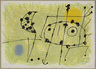 Joan Miro Lithograph, signed 1967, Le Lezard Aux Plumes D'Or