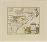 A 1761 map by Arnoldus Montanus titled in part Partie Meridionale de la Virginie