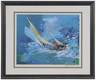 Leroy Neiman Lithograph, signed 1977, Sailing