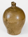 Scarce Two-Gallon Alkaline-Glazed Stoneware Jug, Stamped