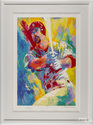 LeRoy Neiman signed serigraph of Mark McGuire, signed by the artist and McGuire