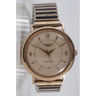 Longines, ca 1956. A 10k yellow gold filled 33mm automatic wristwatch. Screw down back. Longines 19AS automatic seventeen jewel movement