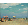 Edward Henry Potthast, Beach Scene, oil on canvas, signed