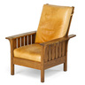 L. & J.G. Stickley fixed-back Morris chair, Fayetteville, New York, 1910s