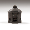 A Judd Snap It Building Cast Iron Mechanical Coin Bank