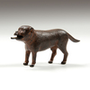 A Judd Standing Bull Dog Cast Iron Mechanical Coin Bank