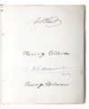 A Ulysses S. Grant's 2nd Administration and the 43rd Congress Autograph Album