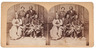 A Stereoview of Indian Trader and Interpreter Julius Meyer and Four Sioux Chiefs