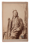 A F.J. Haynes Cabinet Card Photograph of Custer's Scout Curley