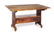 An American hutch table in pine, first quarter-19th century