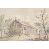 William Rickarby Miller, Lord Cornwallis' Headquarters, watercolor and gouache, signed 1891