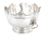 Edwardian silver Monteith bowl, Charles Stuart Harris & Son London, circa 1920