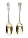 Tiffany & Co Olympian pattern silver salad serving set New York, 1878