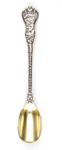 Tiffany & Co Olympian pattern silver cheese scoop New York, circa 1878