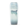 CARL SCHMIDT (1885 - 1969); ROOKWOOD Pottery tall marine Scenic Vellum vase