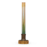 TIFFANY STUDIOS Glass large Favrile bud vase with swirling bronze base