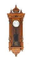 A three weight Vienna wall clock