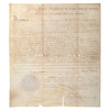 A John Adams Presidential Signed Land Grant Issued to Revolutionary War Veteran, Colonel Theodorick Bland