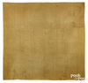A New England light and dark tan linsey woolsey quilt, circa 1800