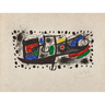 Joan Miro Lithograph, signed 1969, Joan Miro Und Katalonien, Orangerie Verlag Pub