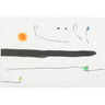 Joan Miro Etching & Aquatint, signed 1976, from Le Marteau Sans Maitre, Le Vent D'Arles Pub