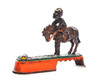 A Stevens Always Did 'Spise A Mule cast iron mechanical coin bank