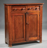 An American mahogany Jackson press, 19th century, probably Southern