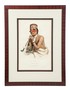 McKenney & Hall Lithograph, 1836, Wa-Em-Boesh-Kaa, Chippeway Chief, Key & Biddle Pub