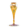 TIFFANY STUDIOS, small gold Favrile vase with heart and vine pattern, New York, ca. 1910