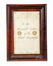 An American school page, early 19th century, signed by Elihu Thayer