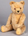 Mohair teddy bear, ca. 1950's, probably Steiff