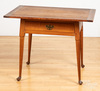 A pine and maple tavern table